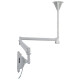 Newstar FPMA-HAC100 24'' Gris soporte de techo para pantalla plana